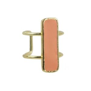 Sseko Bar Ring Peach